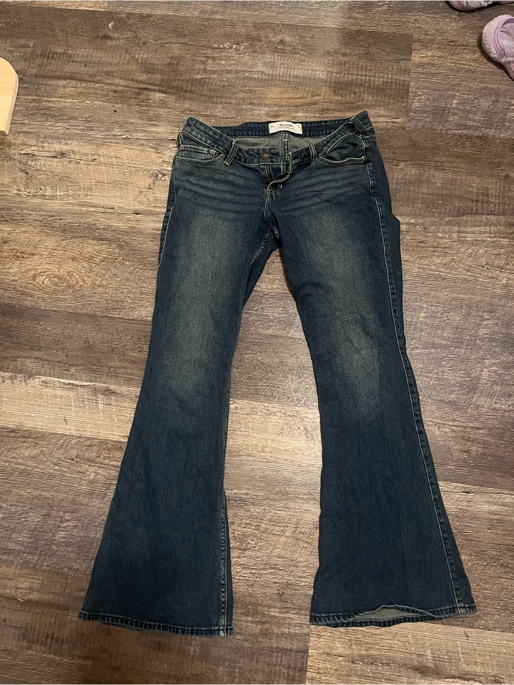 Hollister Dark Blue Flared Jeans